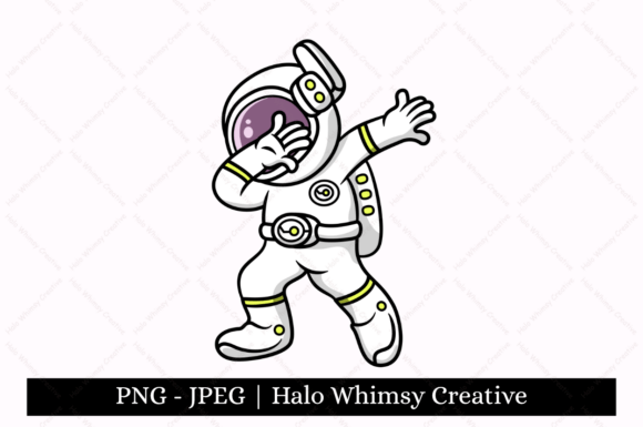 Astronaut Dabbing Dance Euphoria: A Creative Asset