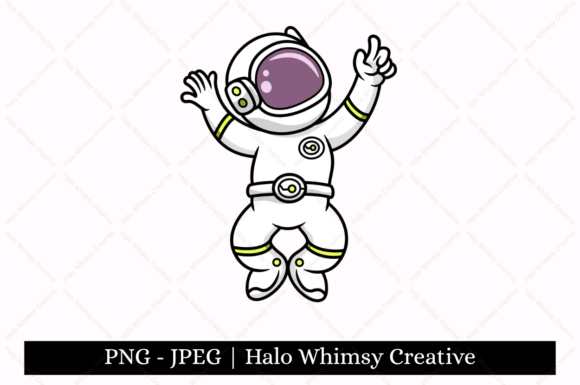 Astronaut Floating Space Wanderer: A Creative Resource for Designers