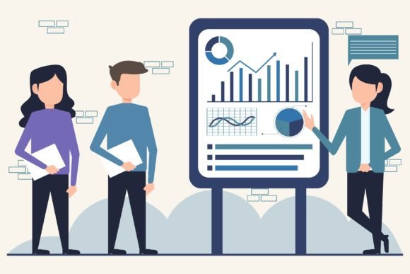 Business People Discussing Data Strategy: A Visual Blueprint for Modern Teams