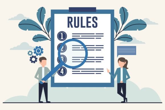 Decoding the Visual Language of Compliance: The Business People Looking at Rules Design Concept