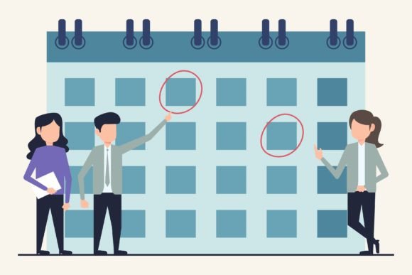 Mastering Time Management with a Business People Planning Schedule