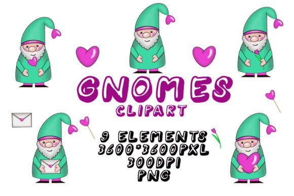 Unlocking Creativity with Gnomes Clipart Digital and High-Resolution Gnomes Digital Assets