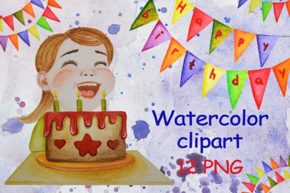 Watercolor Happy Holiday: Elevating Your Creative Projects with High-Resolution Art